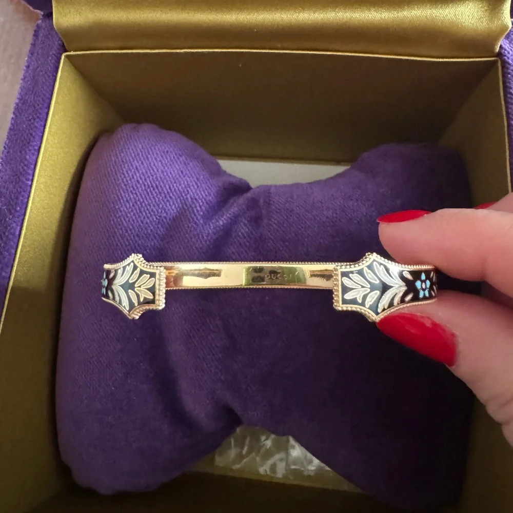 GUCCI
Icon Bracelet In 18 K Yellow Gold With Enamel - Picture 5 of 5